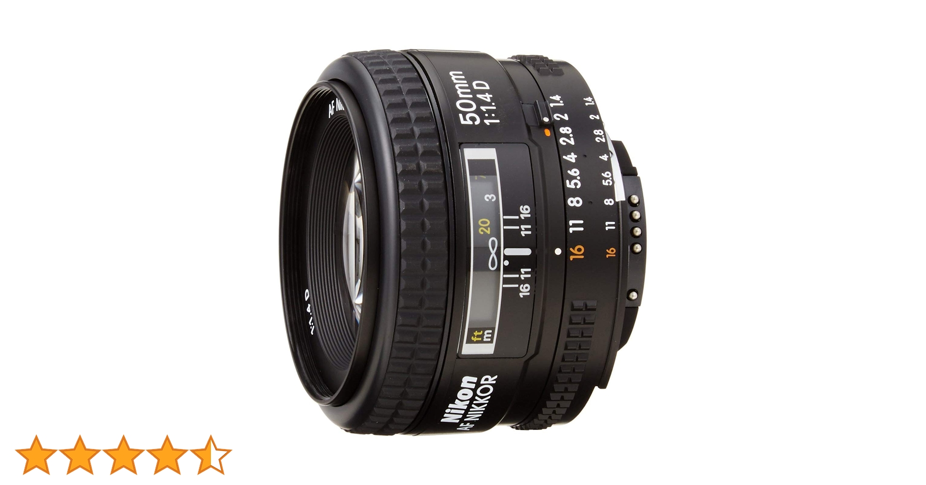 Nikon AF NIKKOR 50mm f/1.4D レンズ Nikon AF FX NIKKOR 50mm F/1.4D DSLR Lens with Auto Focus for